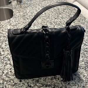 Aldo Black Quilted Handbag